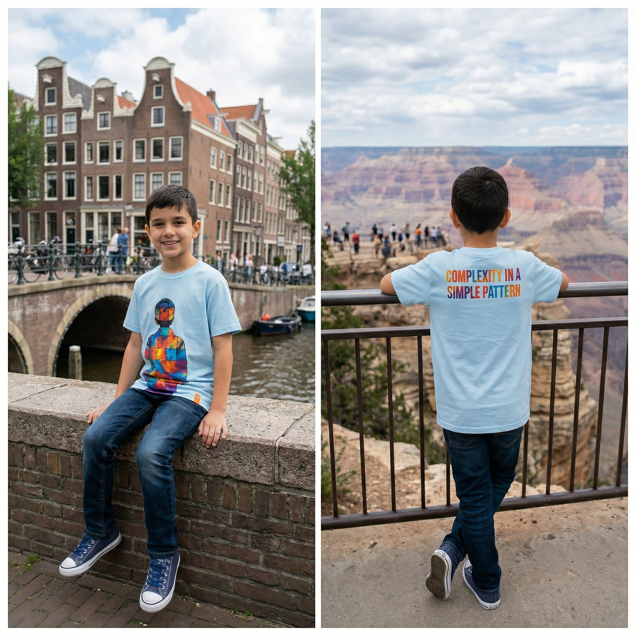 The "Spectrum of Motion" Boys Youth Tee