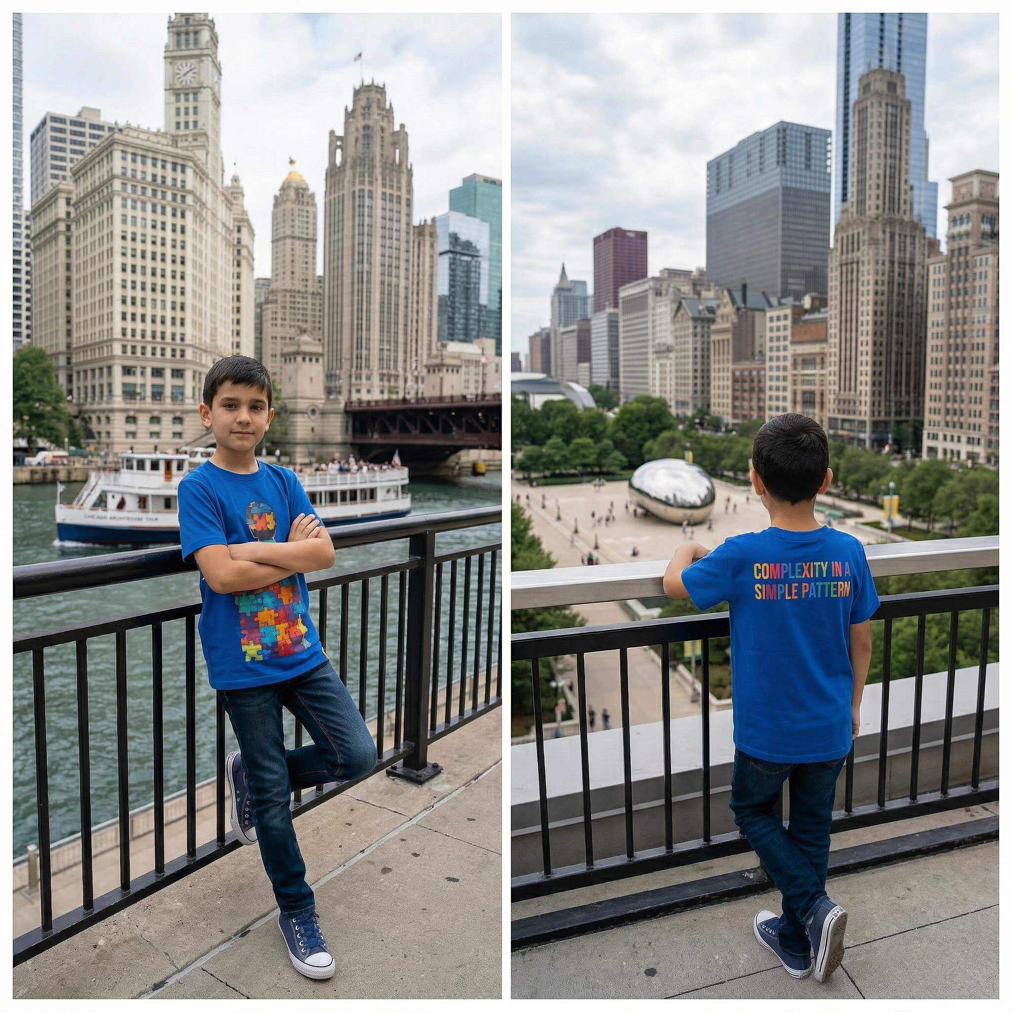 The "Spectrum of Motion" Boys Youth Tee