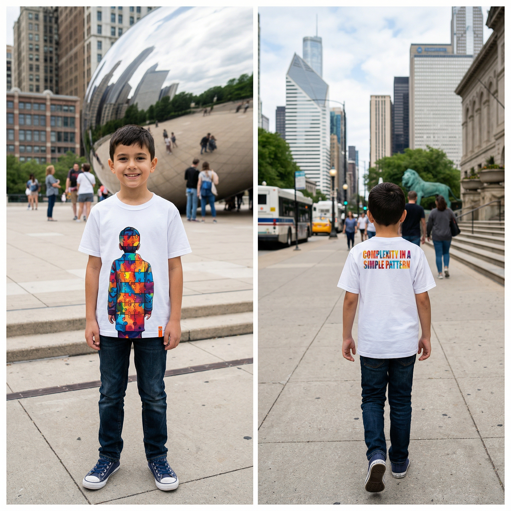 The "Spectrum of Motion" Boys Youth Tee
